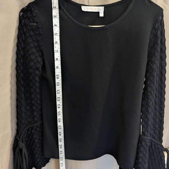 SeeByChloe made in Portugal black sweater with flared sleeves. size 38 - Picture 3 of 12